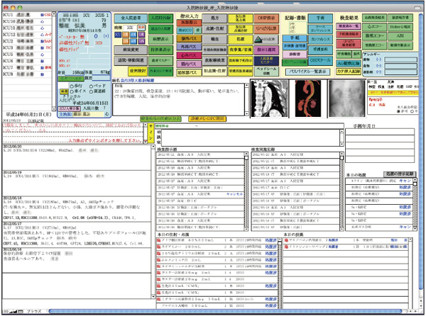 入院カルテ基本画面