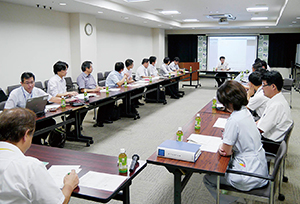 毎月開催される協議会（近藤教授提供）