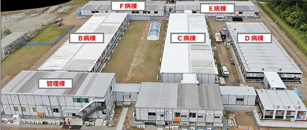 図2　当院が運営する臨時医療施設